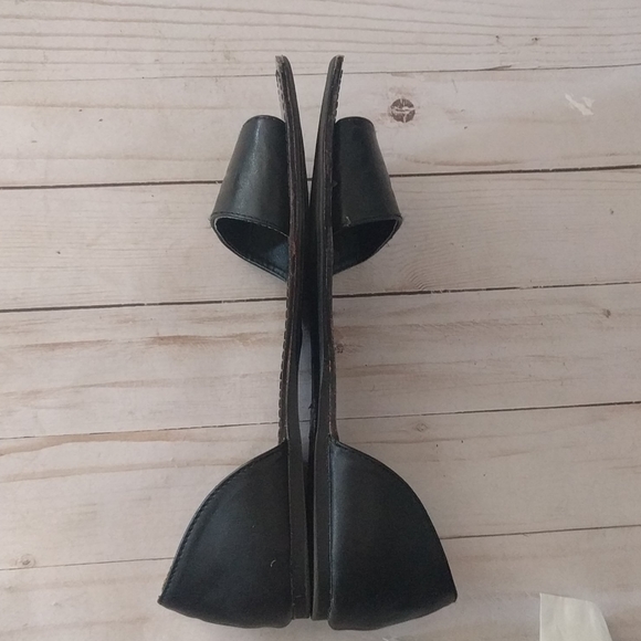 Black real leather sandals - Picture 4 of 10